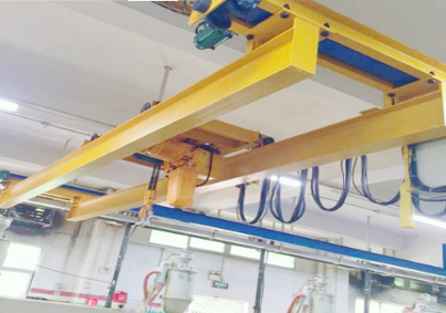 Double-beam suspension crane