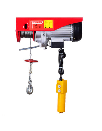 Electric hoist for shopping malls