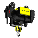 10T Single girder standard headroom electric wire rope hoist Override: 4/1