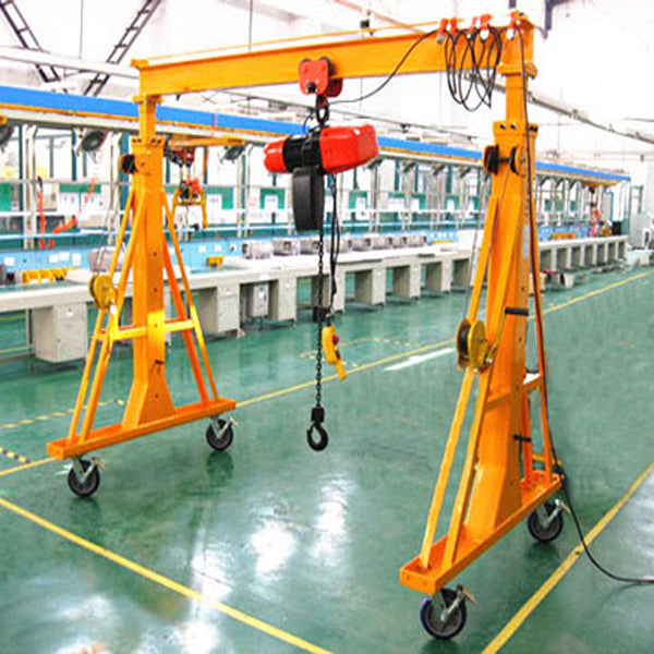 Mobile light gantry crane