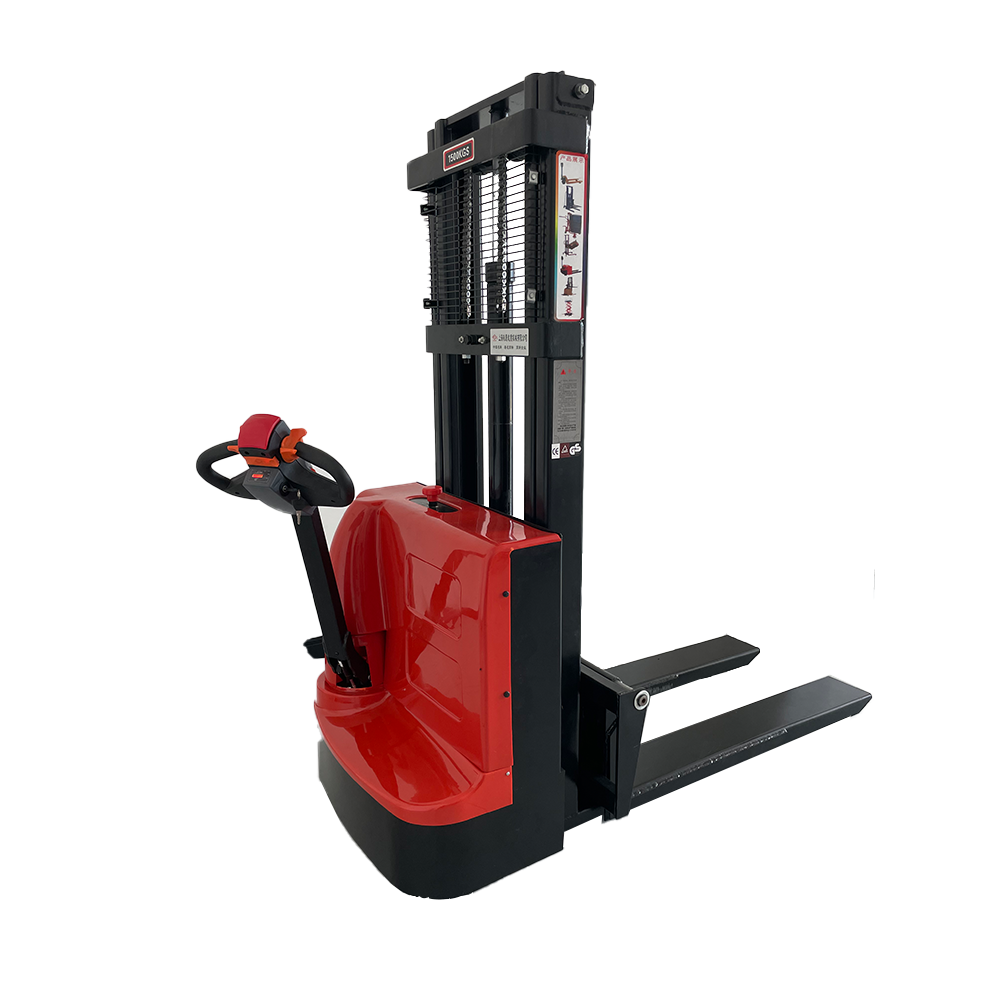 Walk-behind electric stacker