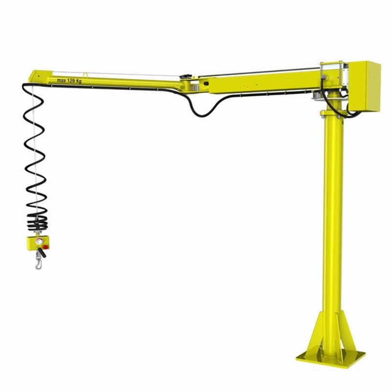 Electric folding arm crane