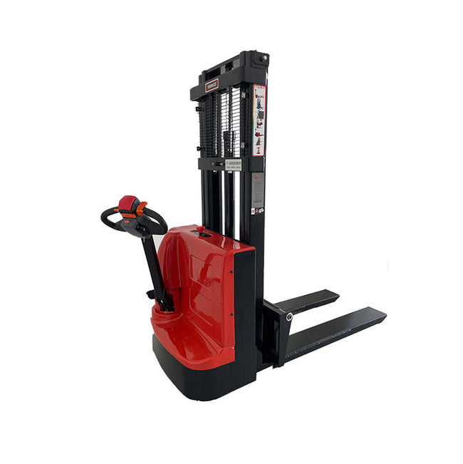 Walk-behind electric stacker