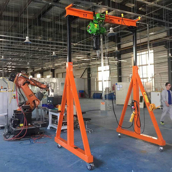Mobile light gantry crane