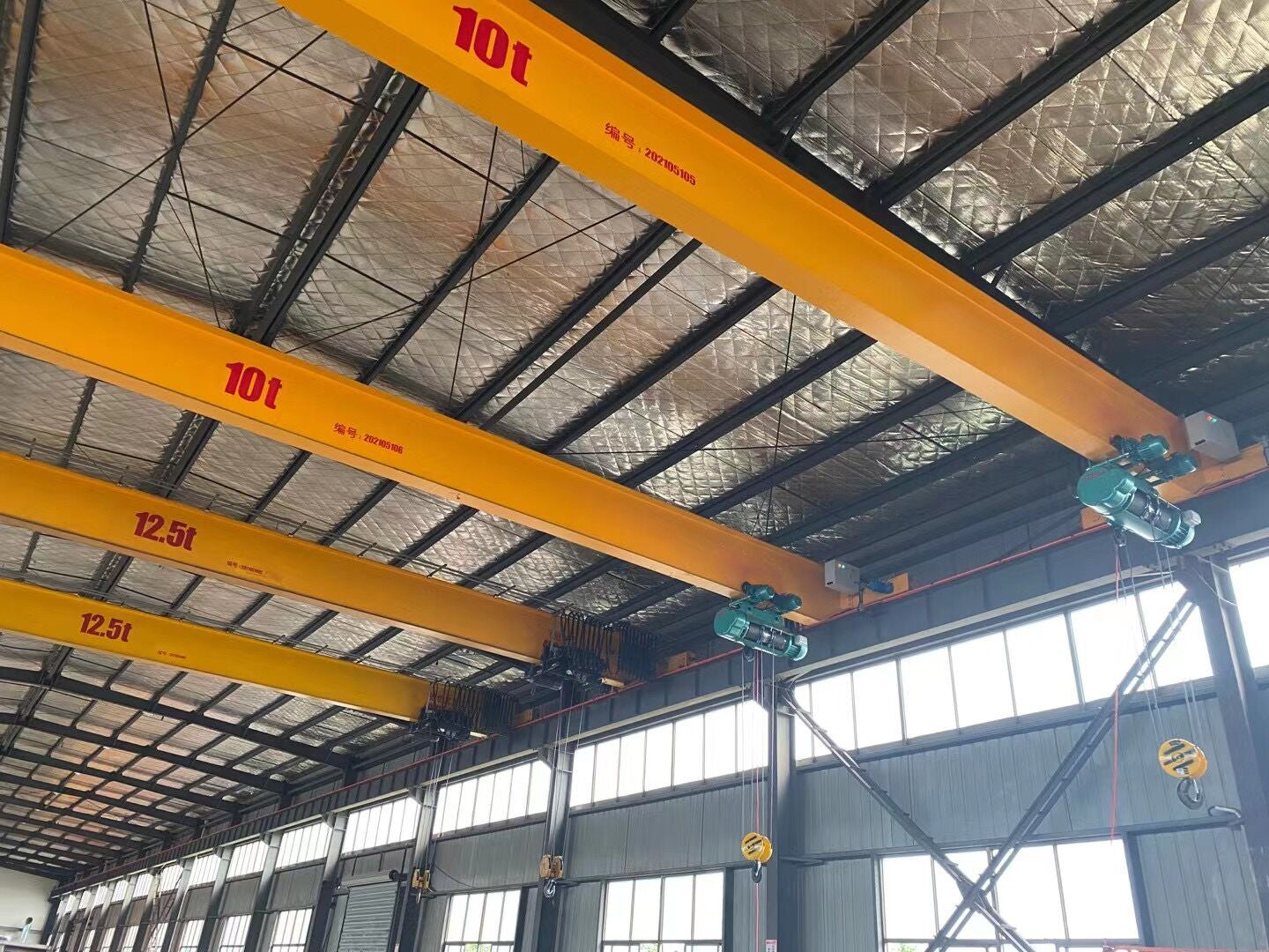 LH type electric double beam crane