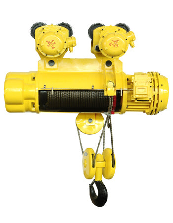 Explosion proof wire rope electric hoist